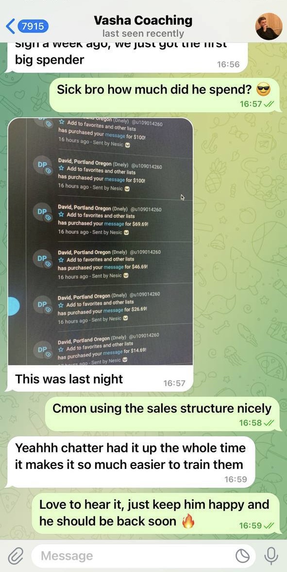 Sales structure in action
